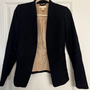 H&M Navy Knit Blazer Size 4